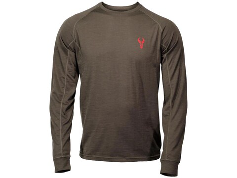 Badlands Men's Mutton Lightweight Base Layer Shirt Long Sleeve Merino