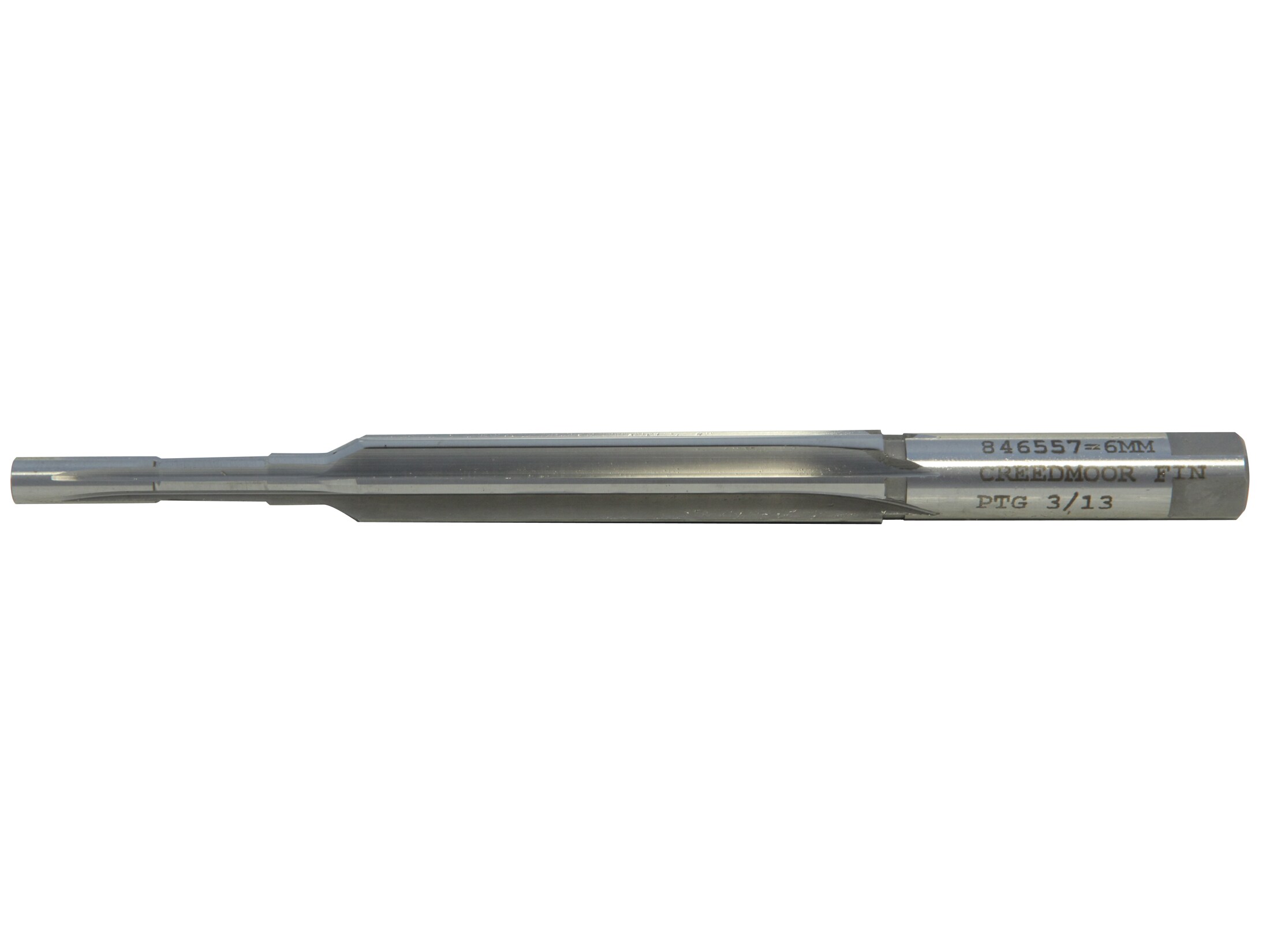 PTG Solid Pilot Chamber Finish Reamer 6mm Creedmoor