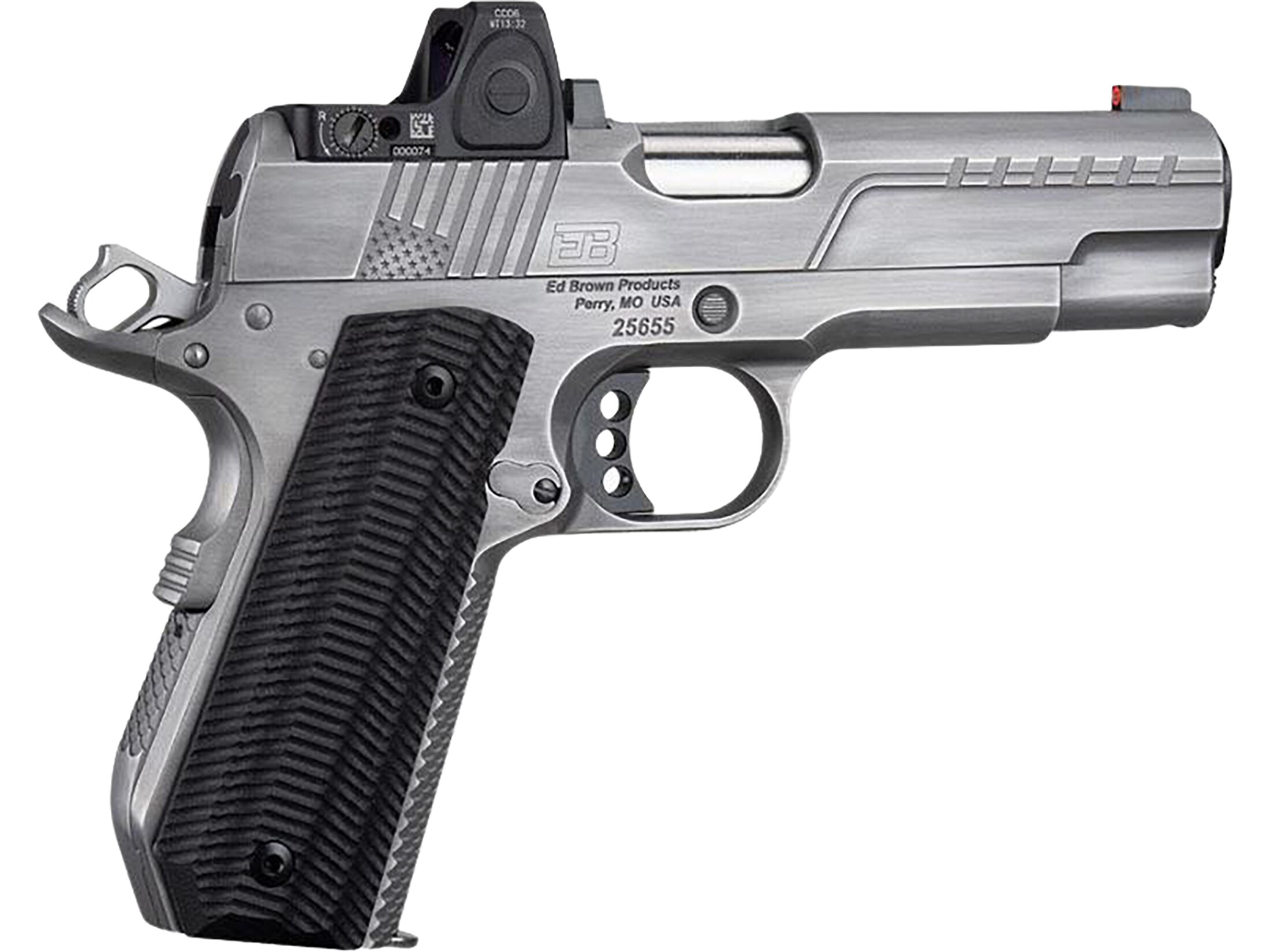 thumbnail image 2 of Ed Brown 1911 Mainspring Housing – Stainless Steel Chainlink Pattern, .45 ACP, Made In USA (817C) 2 of 6
