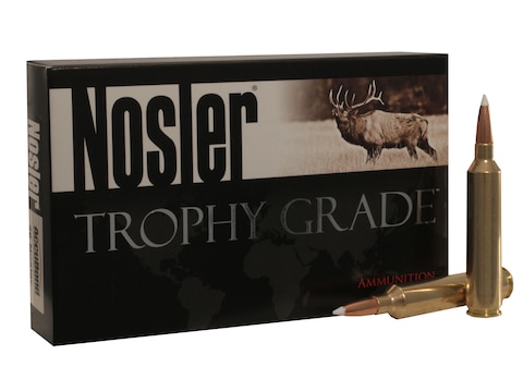 Nosler Trophy Grade Ammunition 26 Nosler 129 Grain AccuBond Long Range Box of 20
