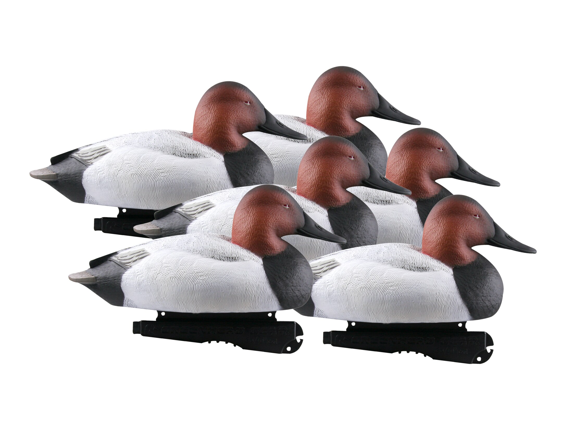 GHG Foam Filled OverSize Canvasback Duck Decoy 6PK