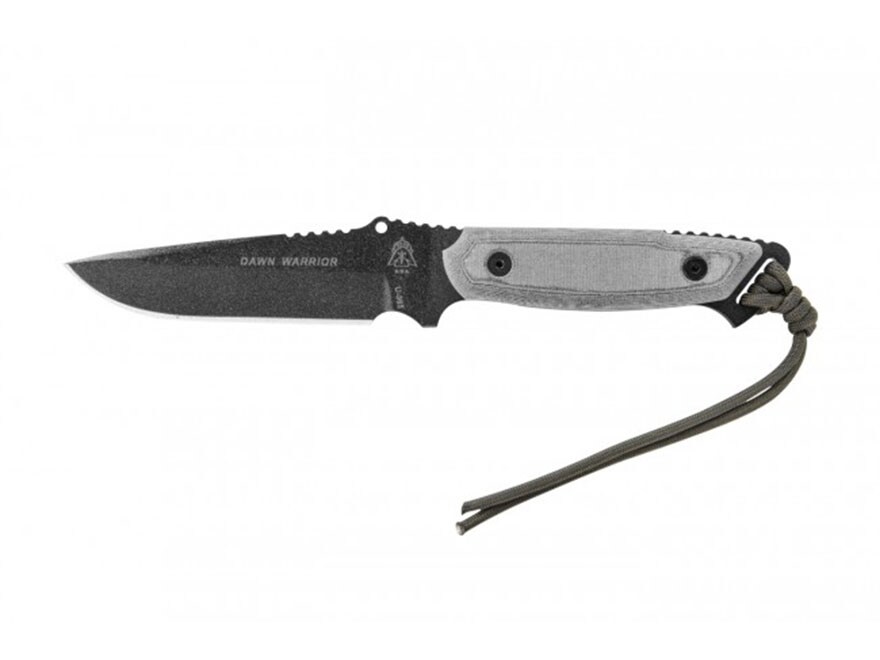 TOPS Knives Dawn Warrior Fixed Blade Knife 5.5 Clip Point 1095 Black