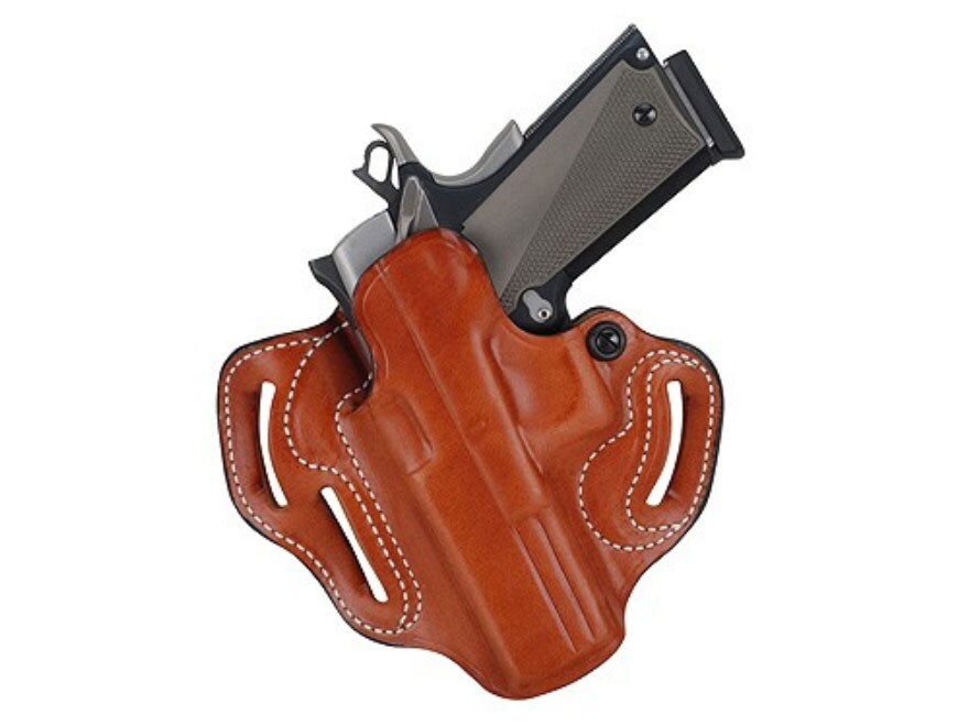DeSantis Speed Scabbard Belt Holster Left Hand Walther CCP Leather Tan