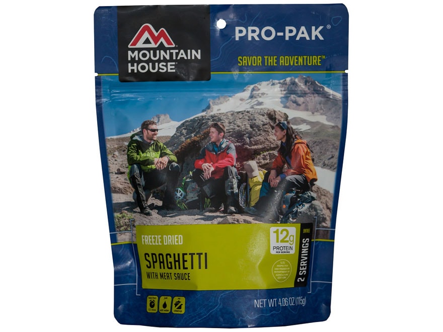Mountain House ProPak VacuumSealed Spaghetti Meat Sauce Freeze Dried