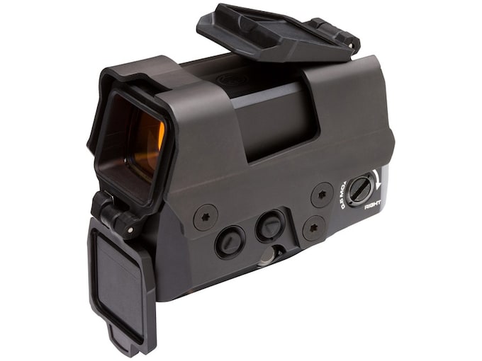 Sig Sauer ROMEO8T Red Dot Sight with Shroud 1x 38mm 1/2 MOA Adjustments 2 MOA Dot Reticle Picatinny Mount Black