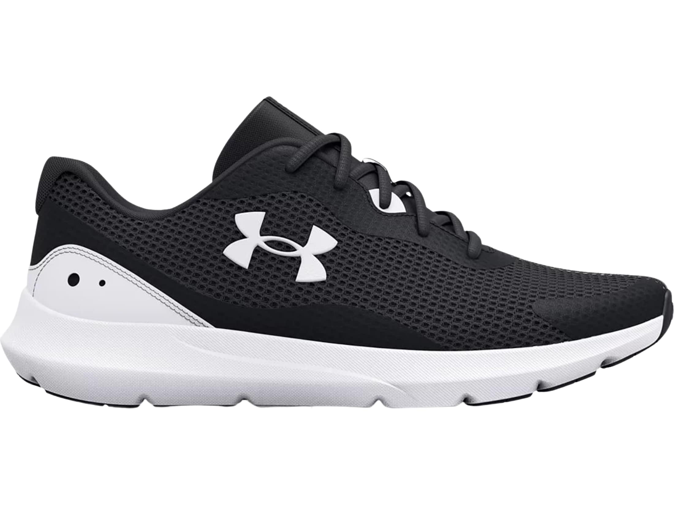 Under Armour Surge 3 Running Shoes Synthetic Black/White/White Men's 8