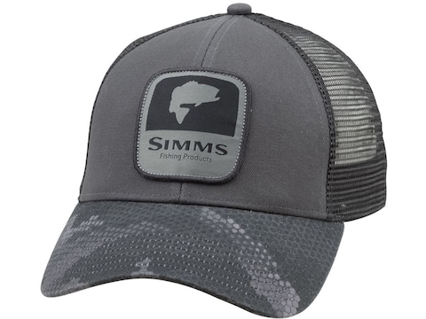 Simms Men's Bass Patch Trucker Cap Cotton/Polyester