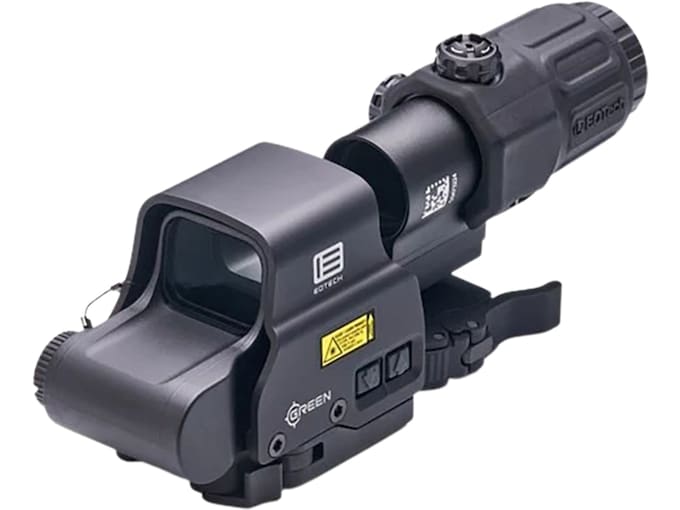 EOTech HHS Unity 1 EXPS3-0 Holographic Hybrid Sight II 68 MOA Circle with 1 MOA Dot Reticle with G33 3X Magnifier and Unity FAST FTC OMNI Mount Mat...