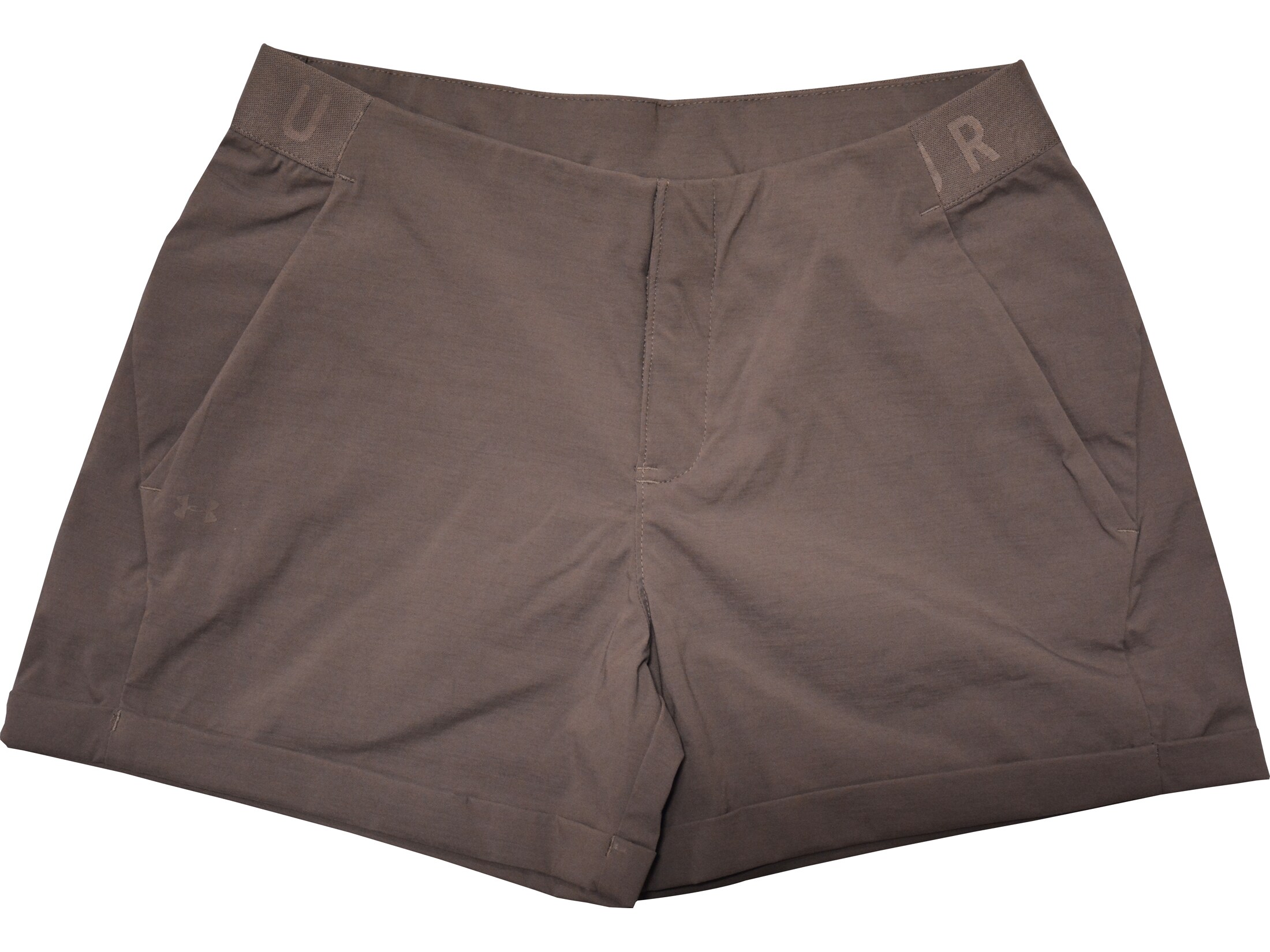 Under Armour Women's Tide Chaser 4 Shorts Nylon Tetra Gray Size 8