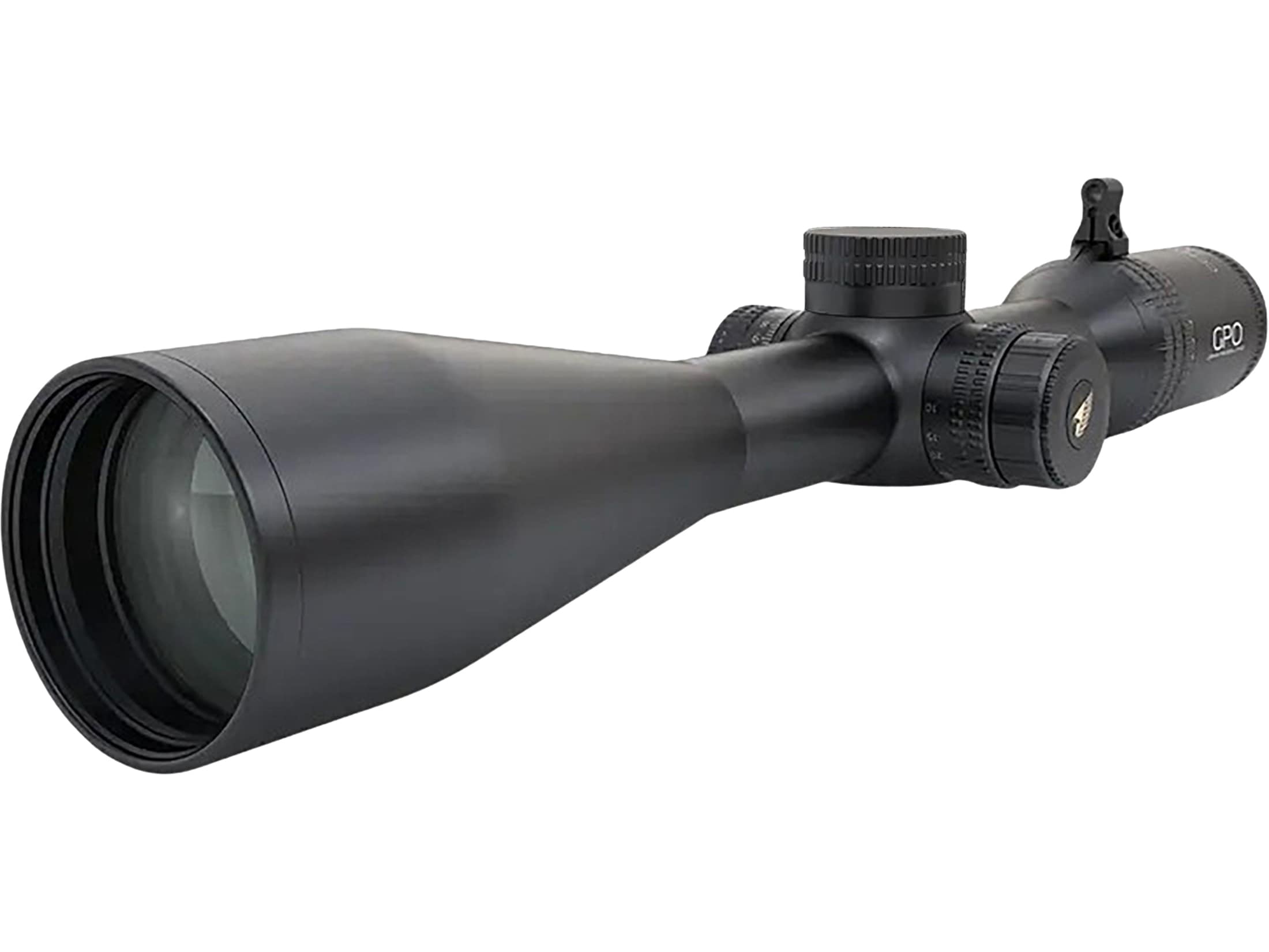 German Precision Optics GPO Centuri Rifle Scope 2.5-15x 50mm Illuminated G4 Reticle Capped Turret Matte Black