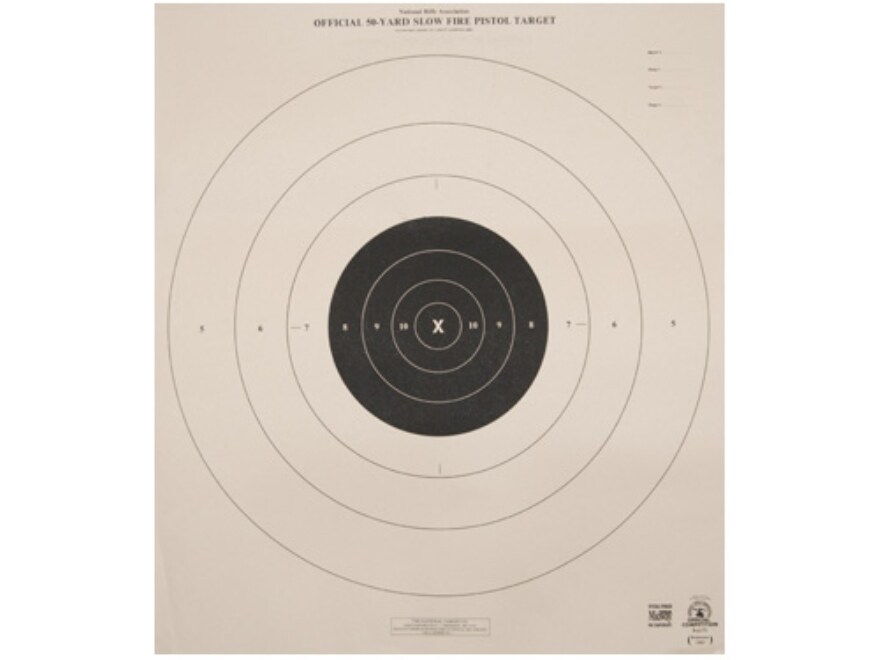 thumbnail image 2 of TJ Target NRA Official A-23/5 50 Yard Smallbore Rifle Targets – 100 Pack, Tagboard 2 of 3