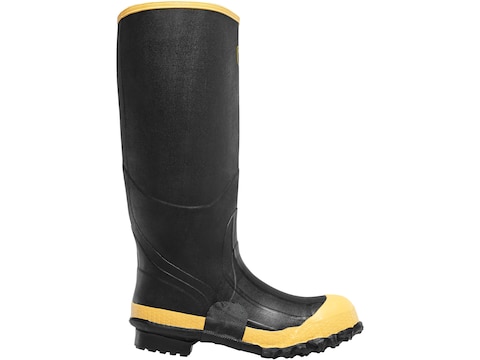 LaCrosse Premium 16" Steel Toe Knee Boots Rubber Black Men's