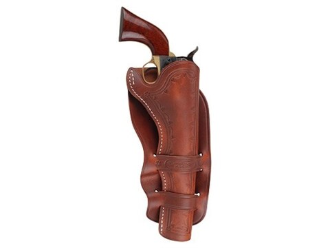 Oklahoma Leather Cheyenne Double Loop Holster Right Hand Single Action