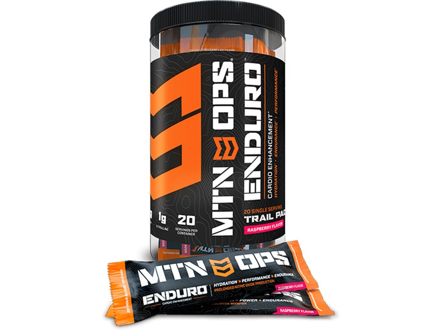 MTN OPS Enduro Cardio Enhancement Supplement Raspberry Trail Pack 20