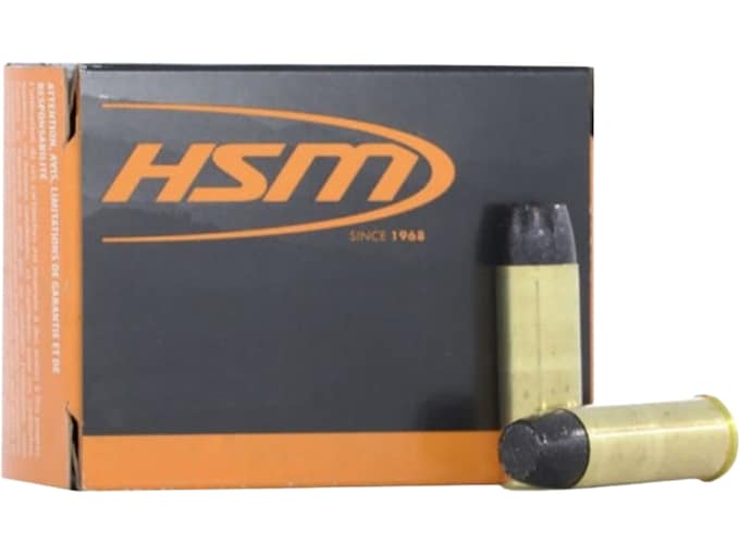 HSM Magnuforce Subsonic 9mm Luger Ammo 180 Grain Flat Nose Box of 50