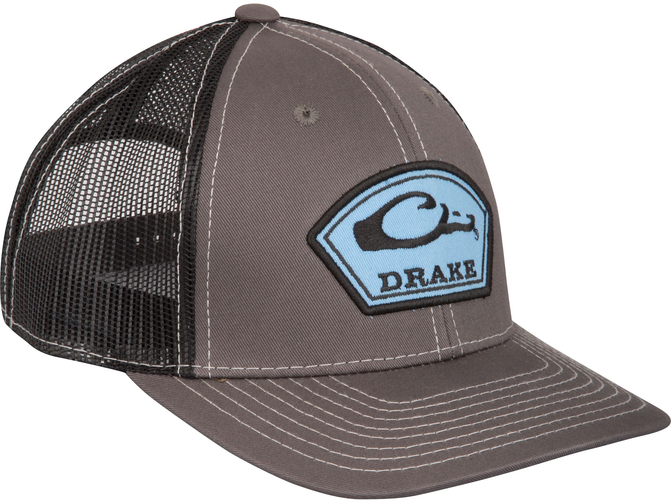 Drake Square Patch Mesh Back Cap Brown/Putty