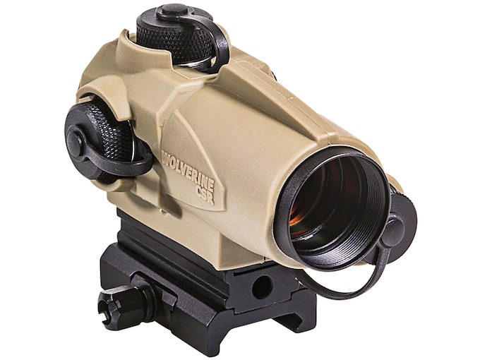 Sightmark Wolverine CSR Red Dot Sight 1x 4 MOA Dot with Picatinny Mount Flat Dark Earth