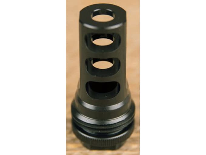 SilencerCo ASR .46 Muzzle Brake Suppressor Mount 11/16"-24 Thread Steel Matte