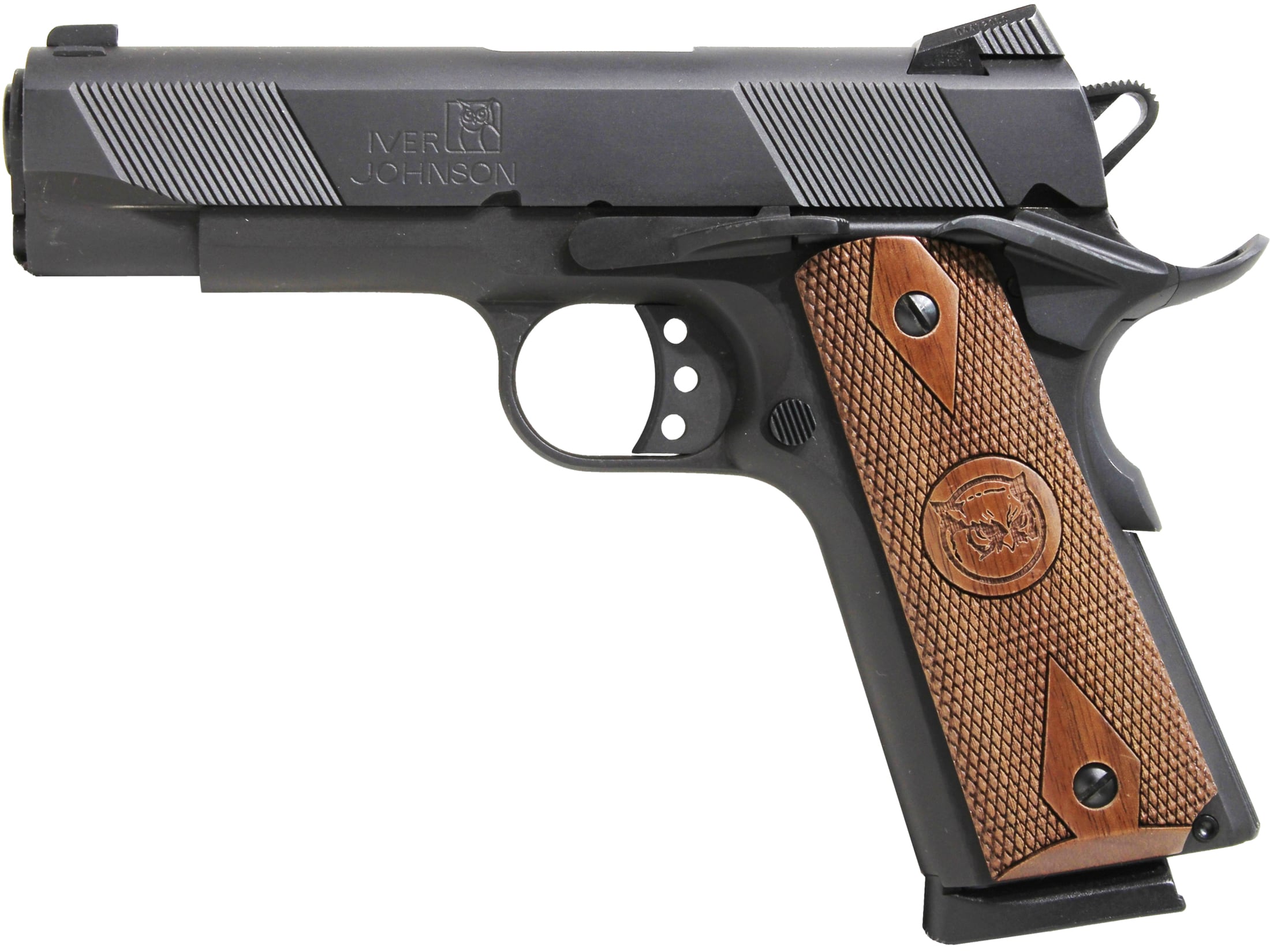 Iver Johnson 1911A1 Hawk 45 ACP Pistol 4.25 Barrel 8+1 Round Matte