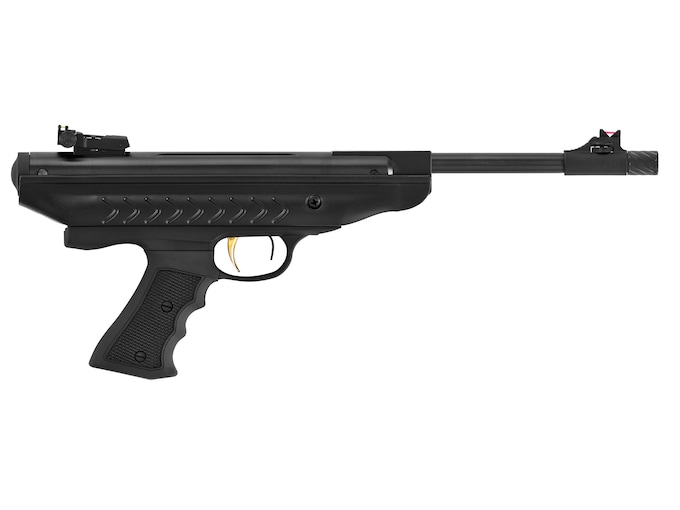 Hatsan Model 25 SuperCharger Air Pistol Pellet Black Polymer Grips Black Frame