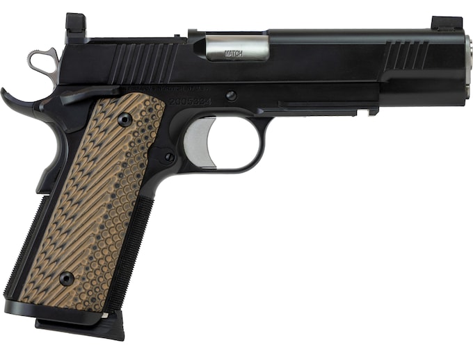 Dan Wesson 1911 Specialist Optics Ready 45 ACP Pistol 5″ Barrel 8+1 Round Black Slide Brown Grip Black Frame