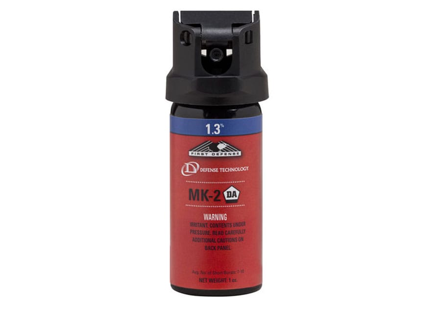 Defense Technology First Defense Pepper Spray 1oz Aerosol MK2 Stream