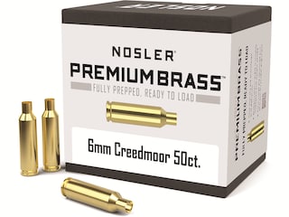 6mm arc brass Nosler Creedmoor Bag of 100 ins stock - Gunners House