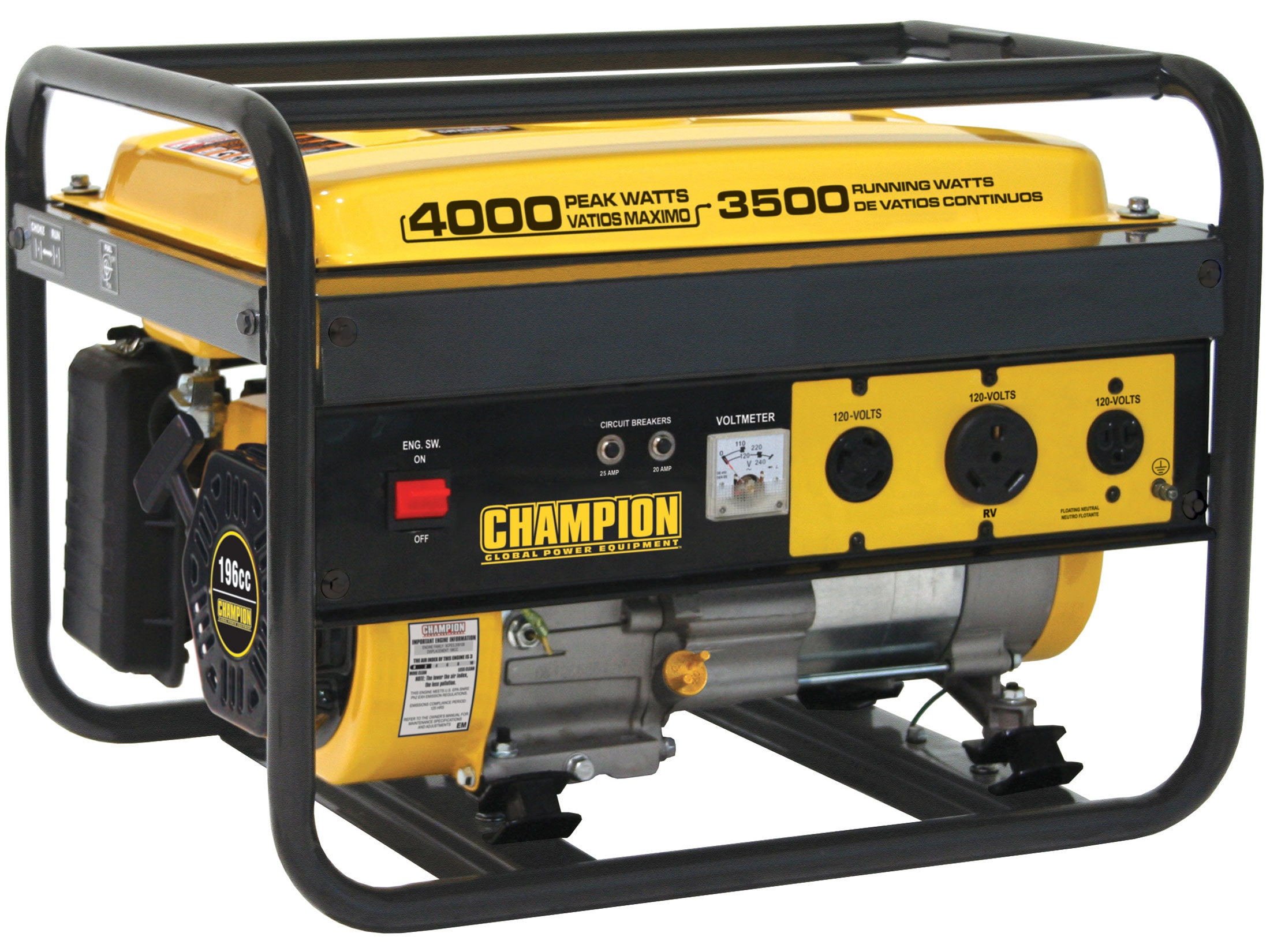 Champion 4000 Watt Generator Weight