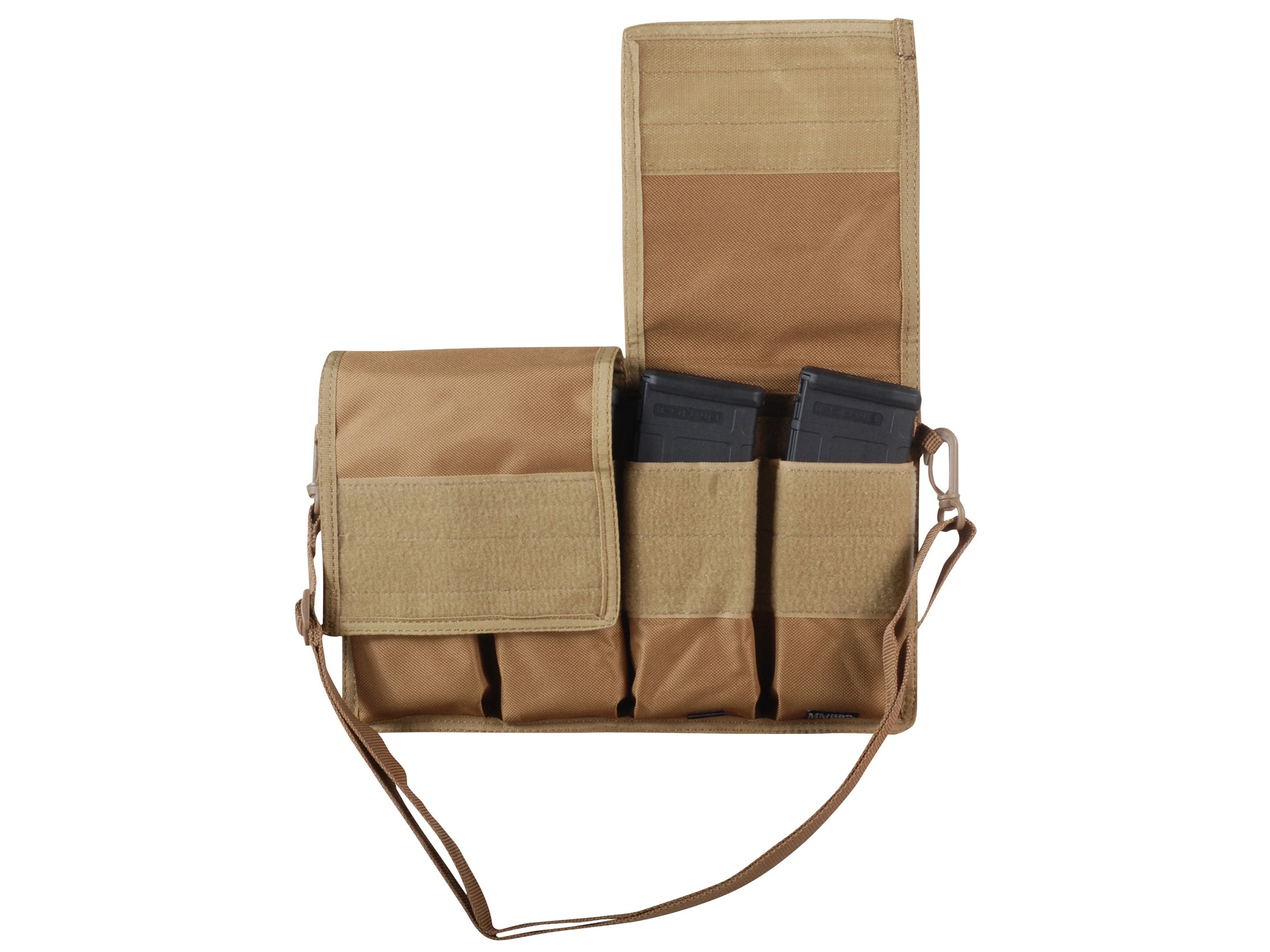 MidwayUSA 4 Mag Pouch AR15 AK47 Rifle Coyote
