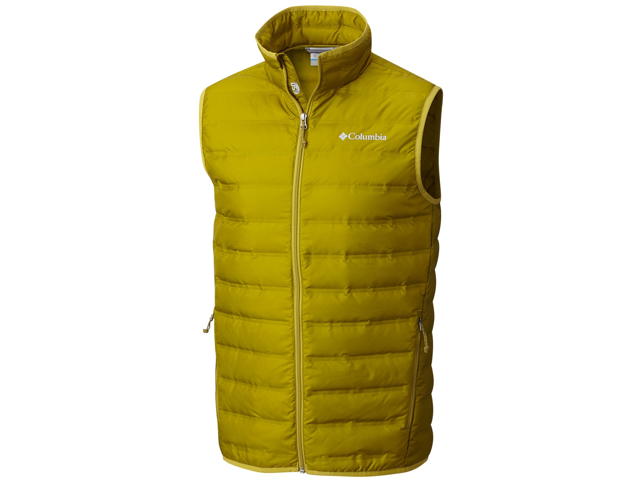 Columbia Men's Lake 22 Down Insulated Vest Polyester Deep Rust Large