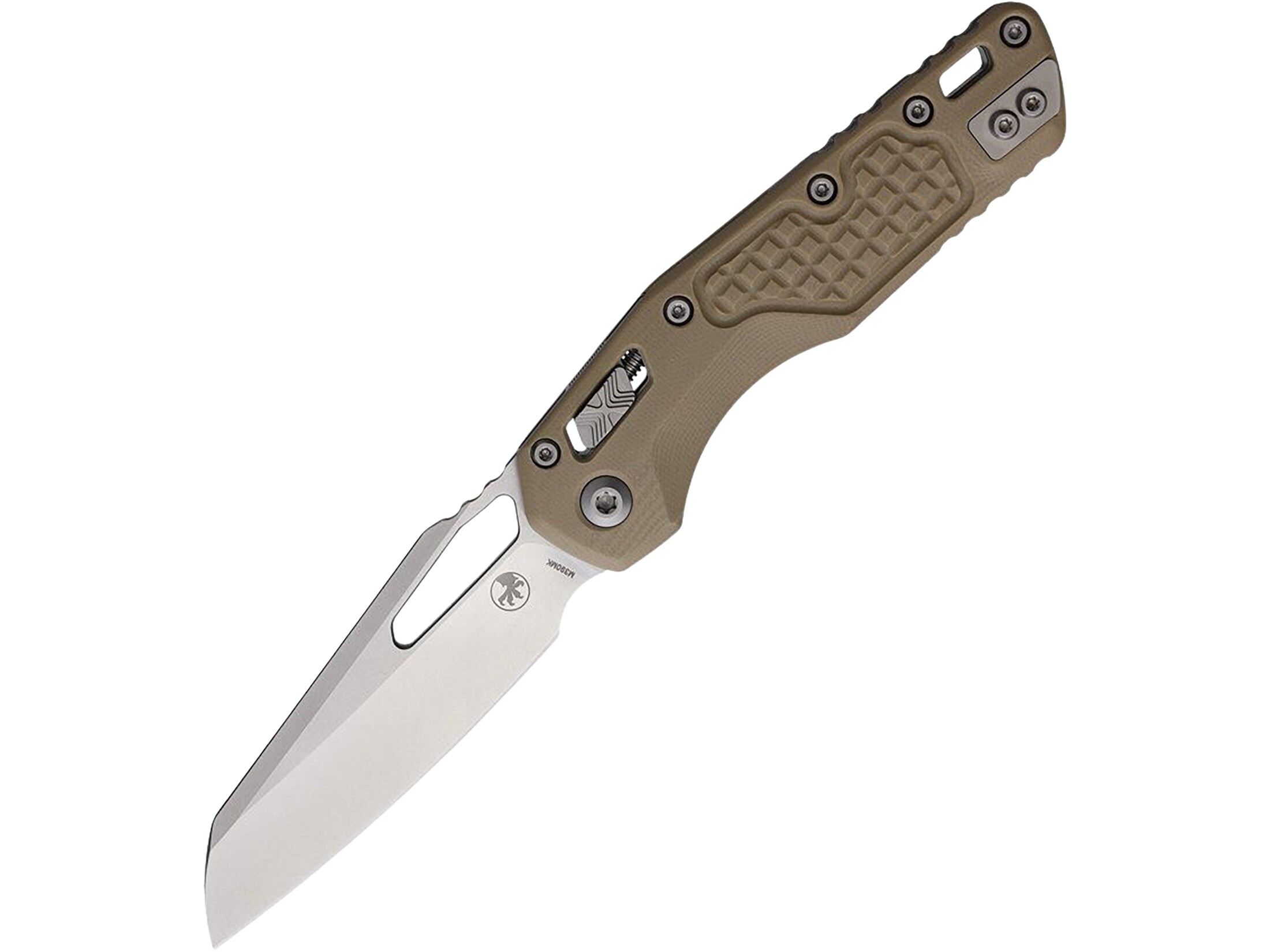 Microtech MSI Pocket Knife 3.88 Fully Serrated Sheepsfoot Bohler