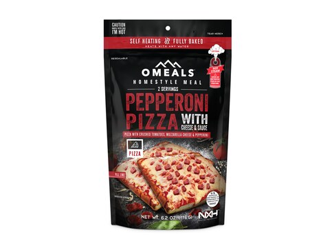 OMEALS Pepperoni Pizza Self Heating Meal