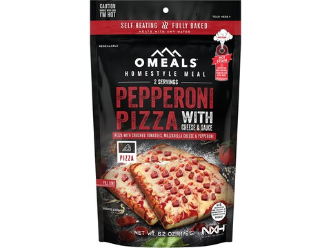 OMEALS Pepperoni Pizza Self Heating Meal