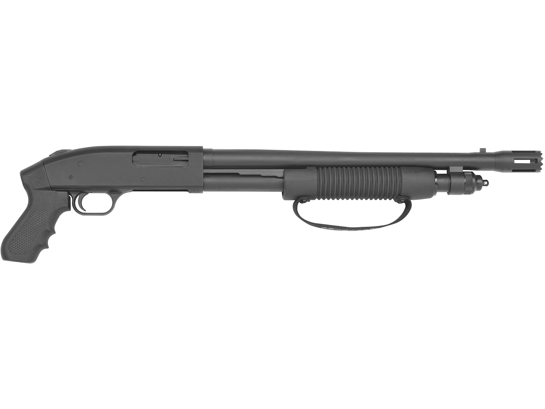 Mossberg 590 Cruiser Pump 12 Ga Shotgun 18 5 Blued Barrel Black Pistol