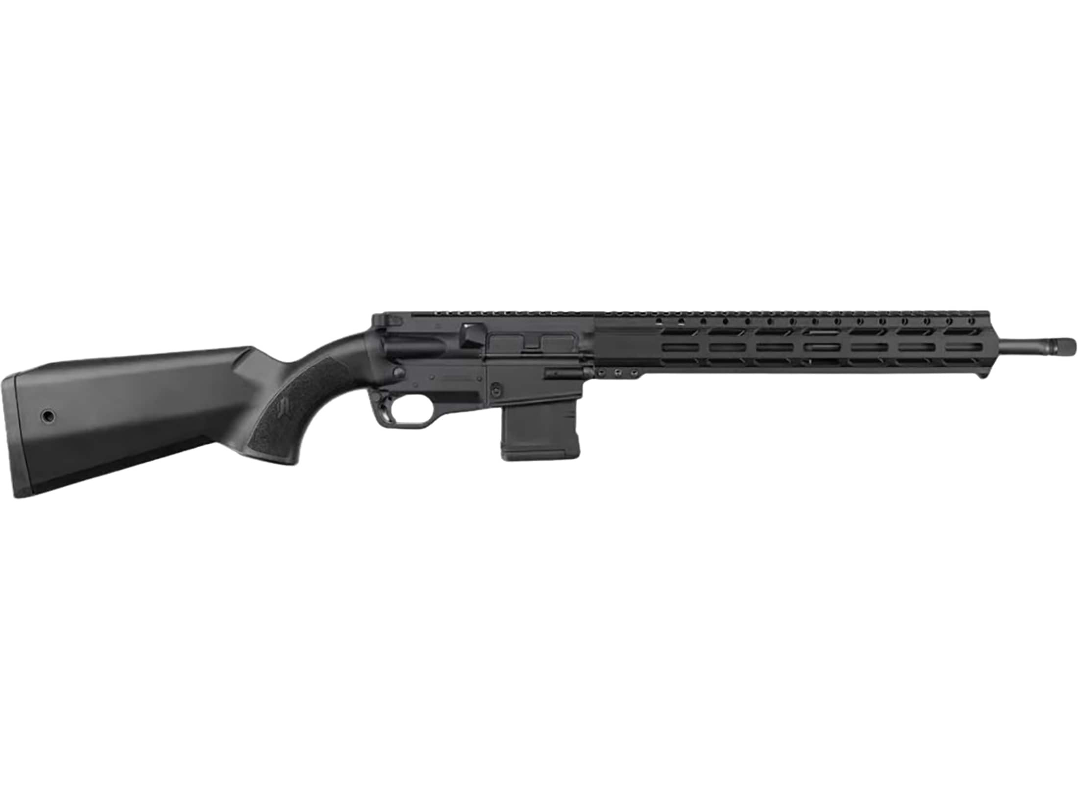FightLite SCR-16 Semi Automatic Rifle 5.56x45mm NATO 16.25" Black Threaded Barrel Black Frame Black Field Stock