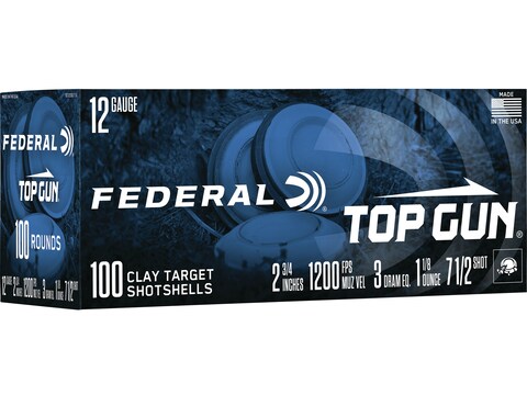 Federal Top Gun Ammunition 12 Gauge 2-3/4" 1-1/8 oz