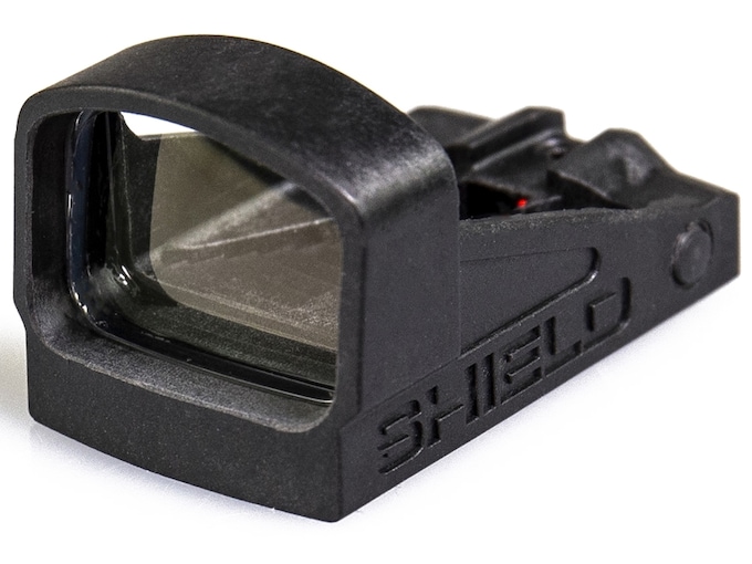 Shield Sights Mini Compact SMSc Reflex Red Dot Sight 1x 8 MOA Dot Polymer Lens Matte Black
