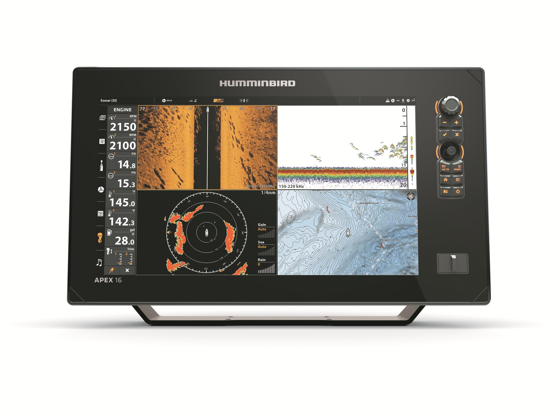 Humminbird APEX 13 MSI+ Fish Finder
