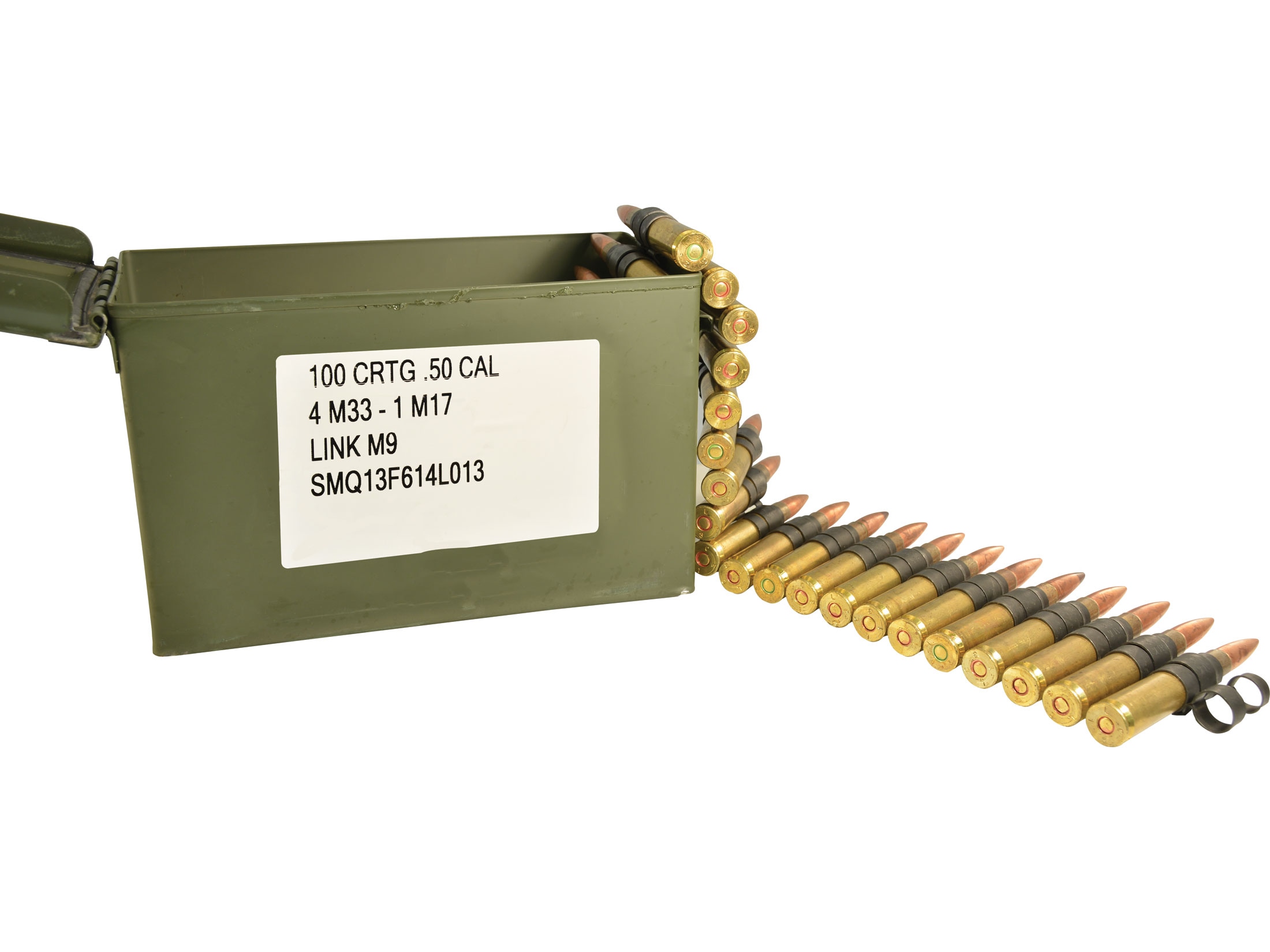 Military Surplus Ammo 50 BMG Full Metal Jacket M33 Ball/M17
