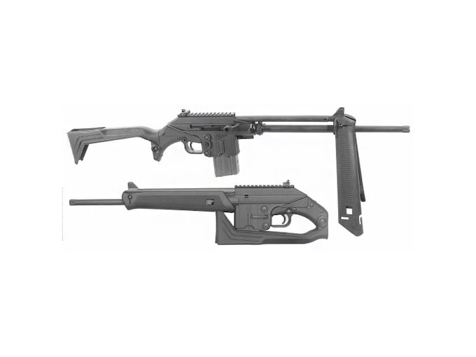Kel-Tec SU16C Semi Automatic Rifle 5.56x45mm NATO 16" Blued Threaded Barrel Black Frame Black Folding Stock