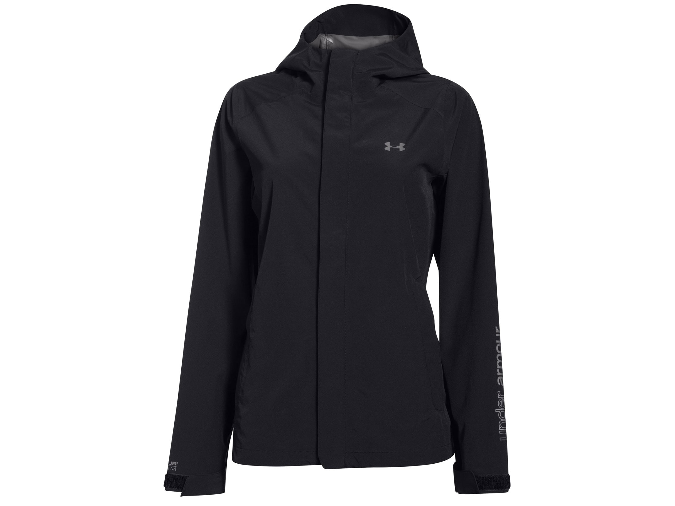 Under Armour Women's Sonar Rain Jacket Polyester Black Large 12-14