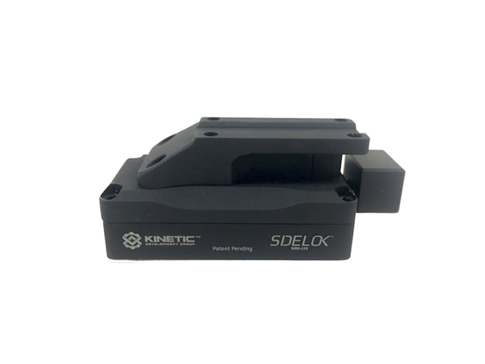 Kinetic Development Group Sidelok QD Mount Trijicon MRO Lower 1/3 Co-witness Aluminum Black