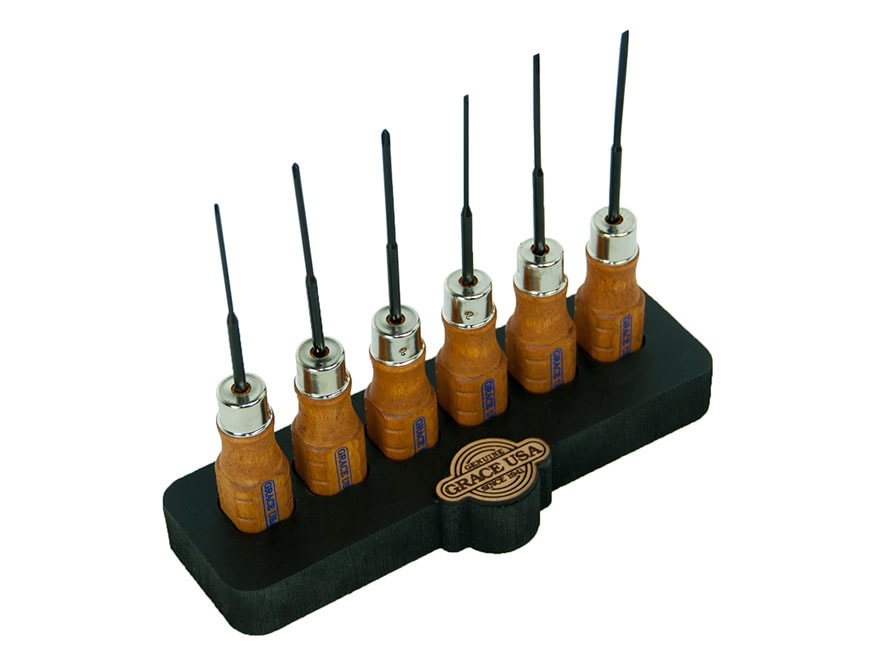 Screwdriver Bench Block Grace USA 6-Piece Micro Screwdriver Set Bench Block