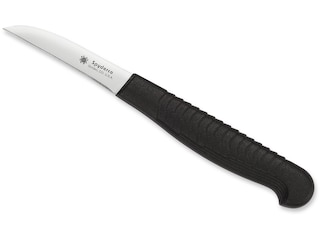Spyderco Lightweight Kitchen Utility Knife with MBS-26 Stainless Steel  Blade and Polypropylene Plastic Handle