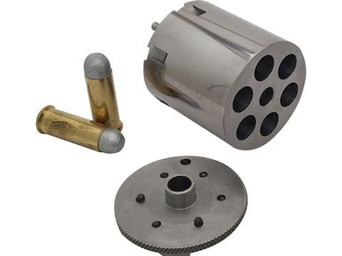 Howell Conversions Cylinder 36 Caliber Uberti 1858 Remington Navy Steel Frame Black Pow...