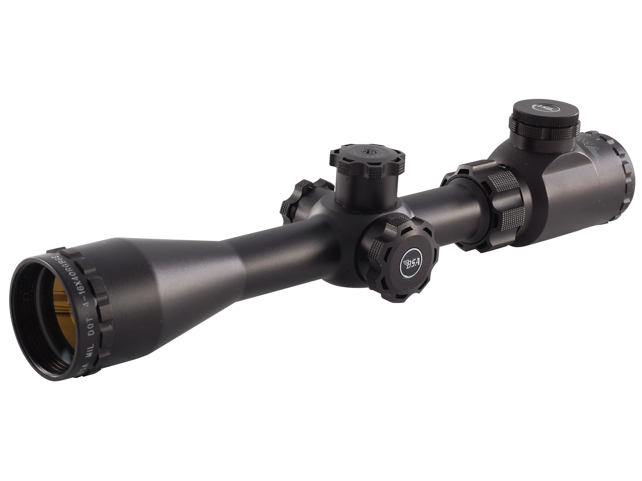 BSA Contender Target Rifle Scope 416x 40mm Side Focus Illuminated