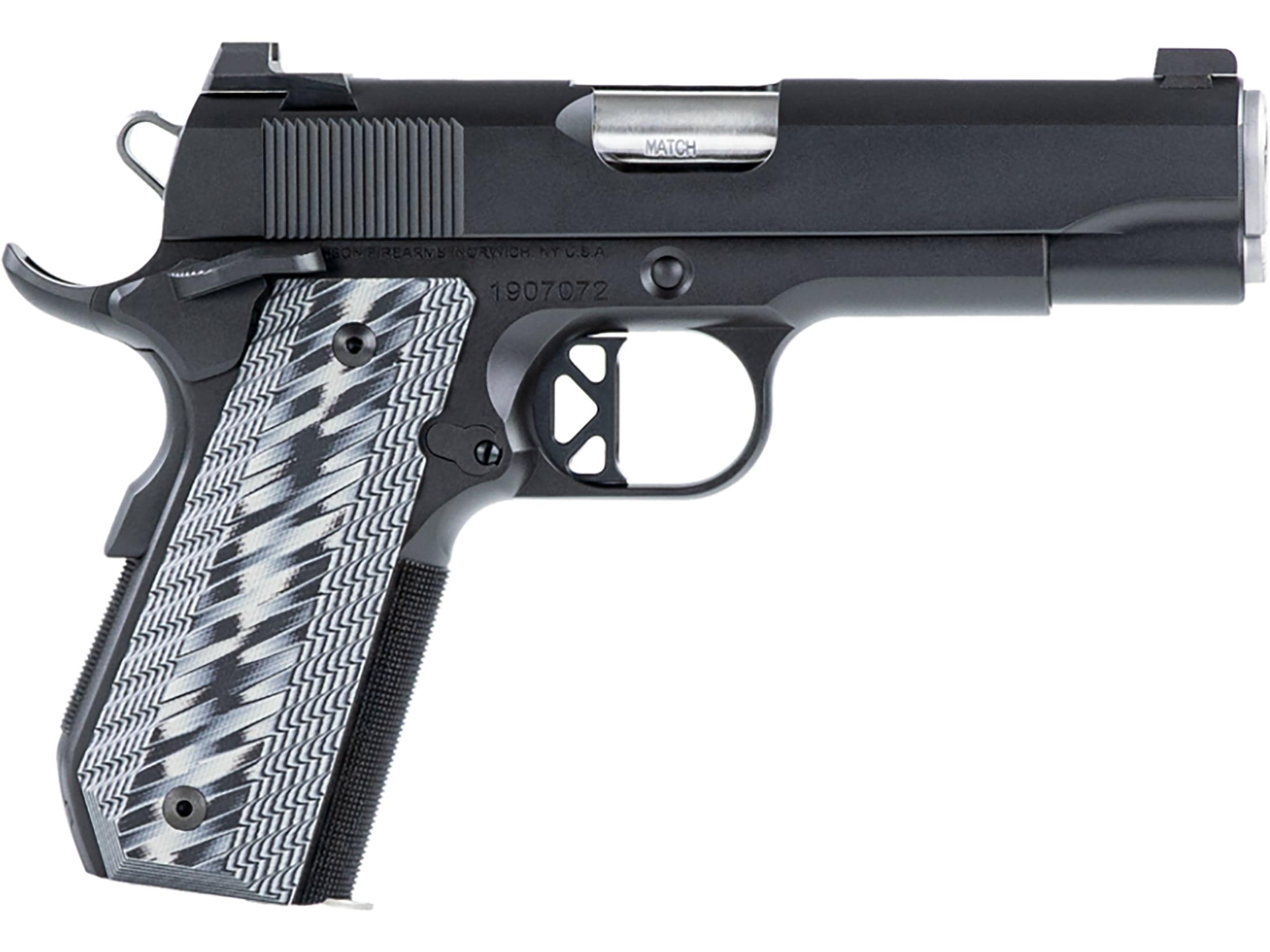 Dan Wesson V-Bob 45 ACP Pistol 4.25 Barrel 8+1 Round Black Slide