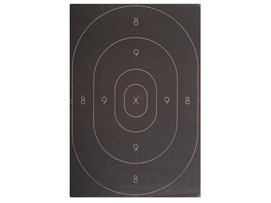 nra official silhouette targets repair center b 27c 50 yard paper