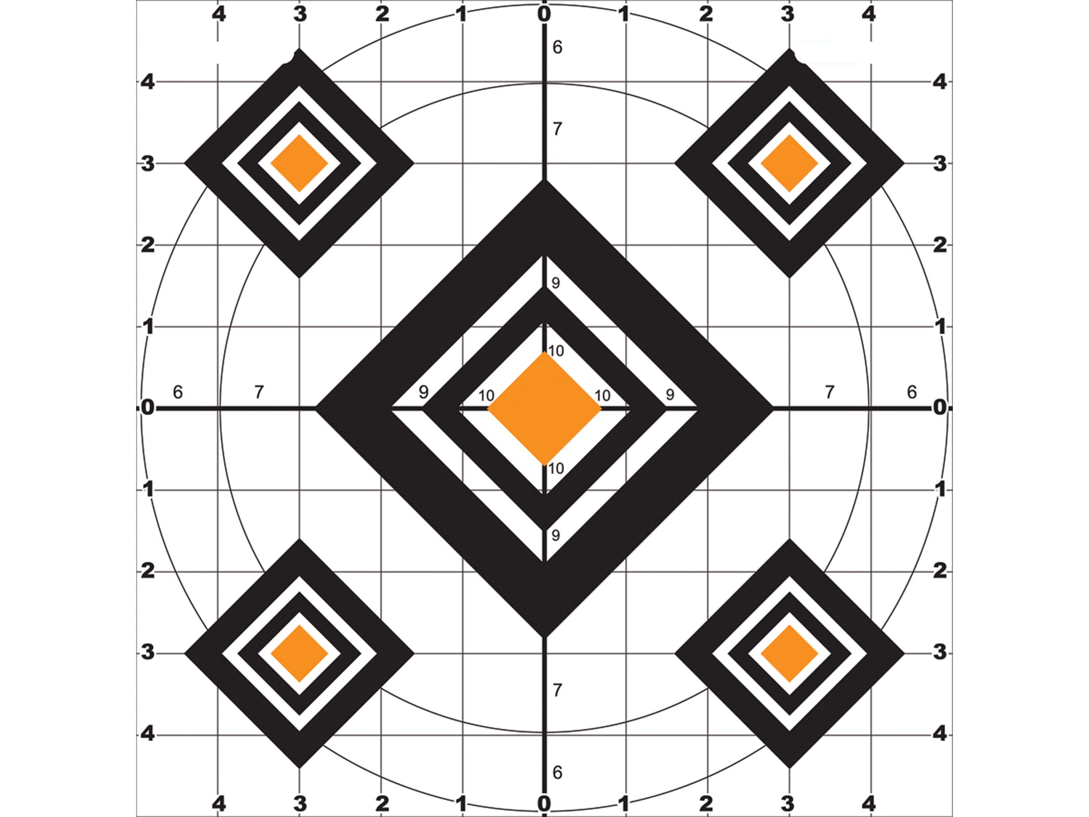 DoAll Black Diamond 10 x 10 Paper Target 10PK