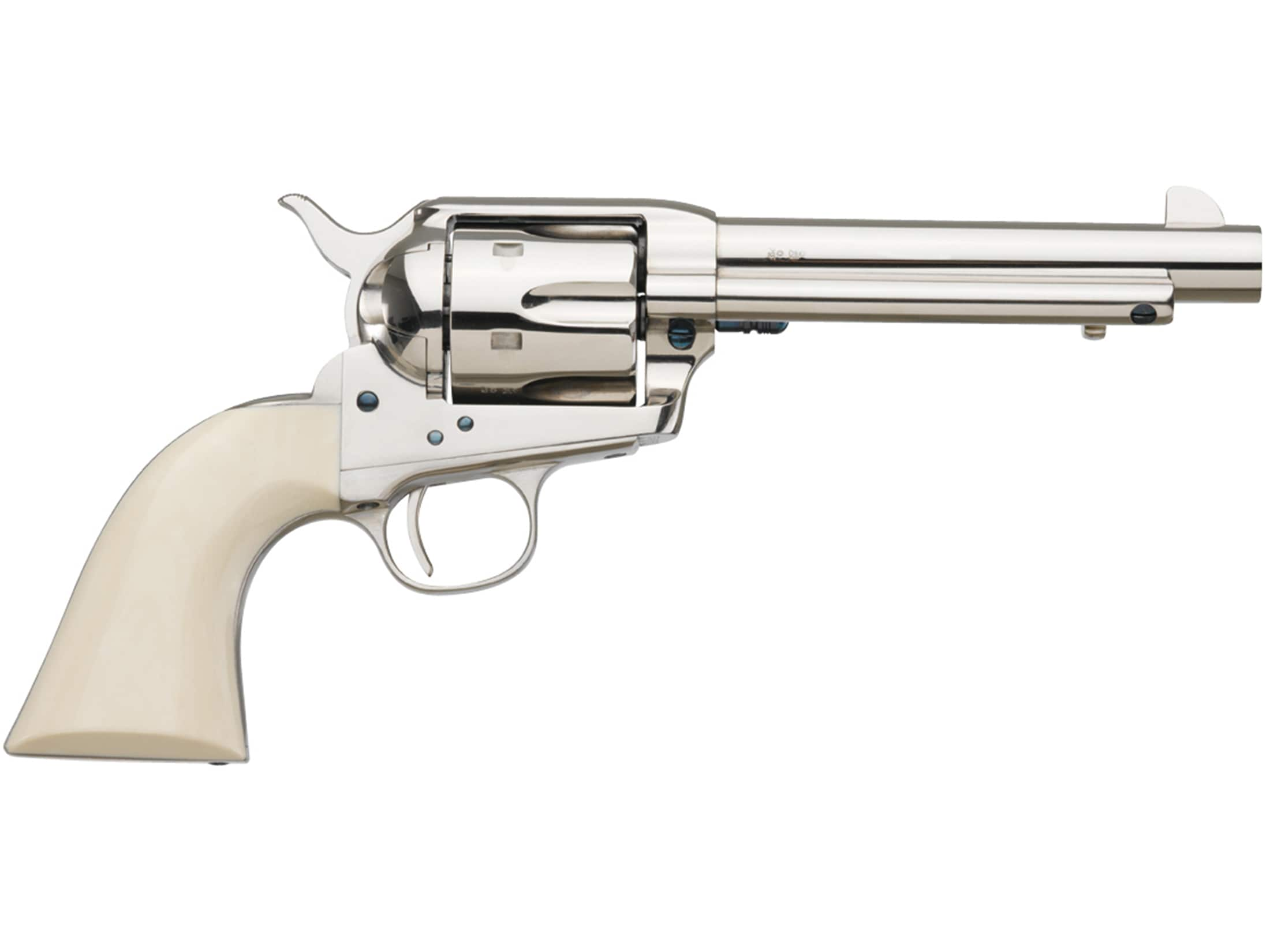 Uberti 1873 Cattleman II Cody 45 Colt (Long Colt) Revolver 7.5 Nickel